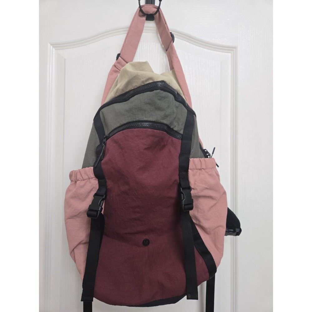 Lululemon Pack and Go BackpackDeco Pink / Trench / Savannah / Army Green